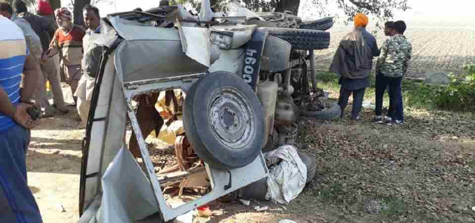 moga accident, five people killed