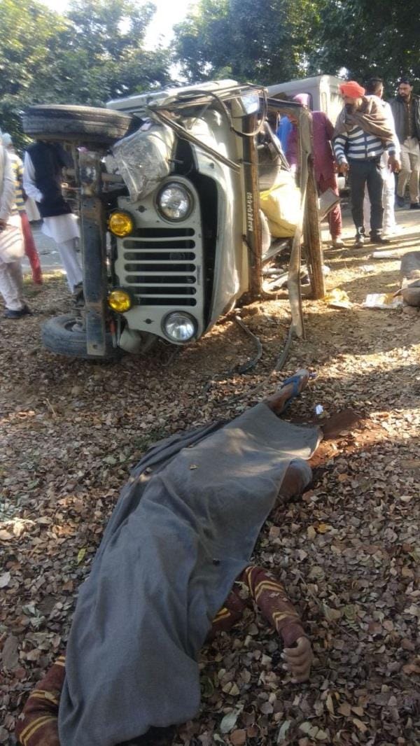 moga accident, five people killed