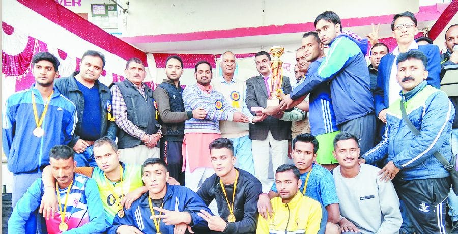 डोगरा रेजिमेंट ने जीती वॉलीबाल प्रतियोगिता