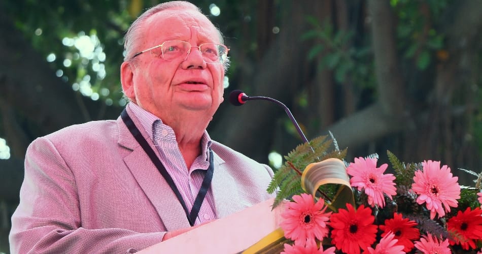 Ruskin Bond told that your news paper is protected from corona.