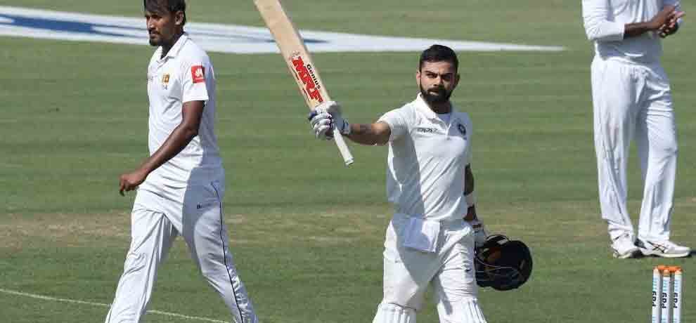 virat kohli hits double century equalising brian lara