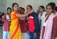 आरजू खान का विश्वविद्यालय की ताइक्वांडो टीम हुआ चयन