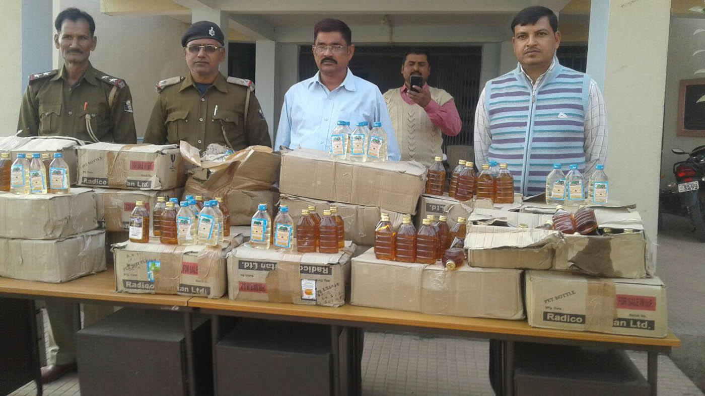 Illegal Wine Smuggling in bihar from the way of purvanchal