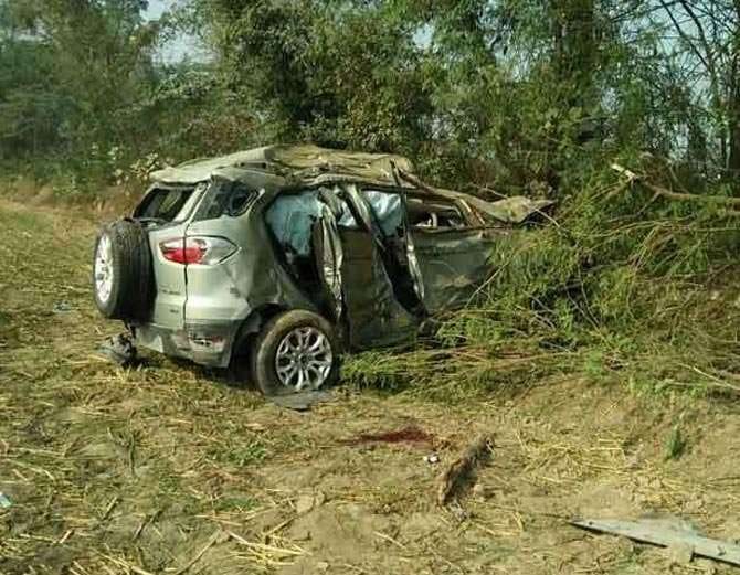 bernala nri family accident, four people killed