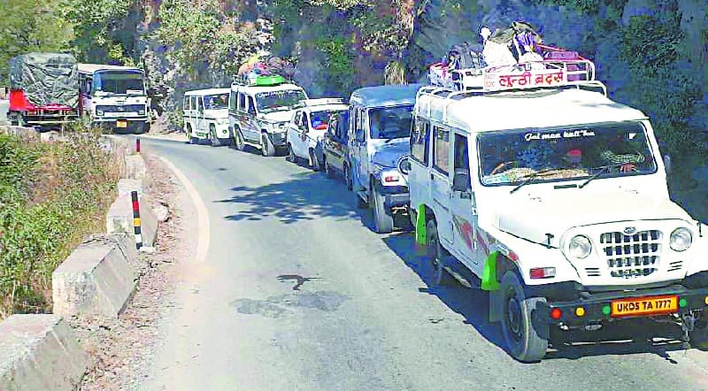 Hours of construction of perennial road jam
