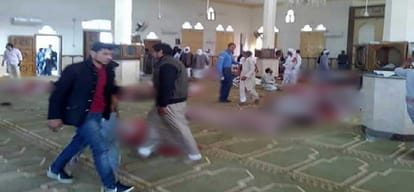 Egypt Officer said Islamic State's flags were in the hands of the attackers