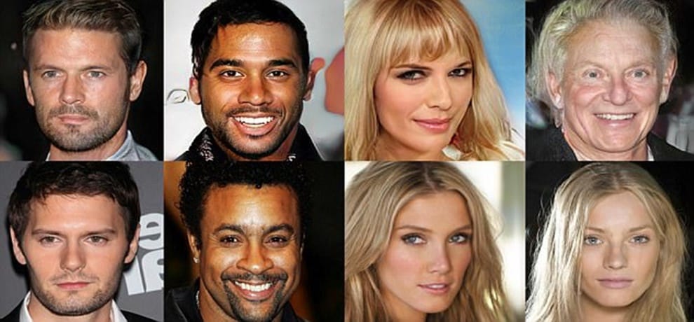 fake celebrity faces created by Artificial intelligence