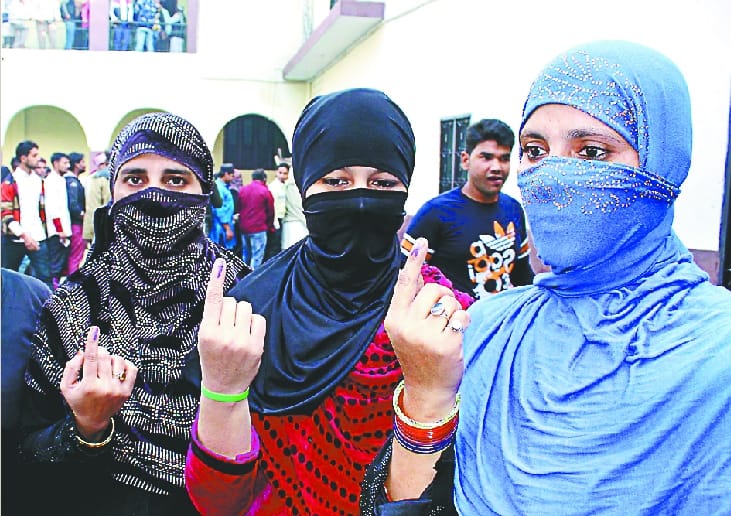Voting in Muzaffarnagar