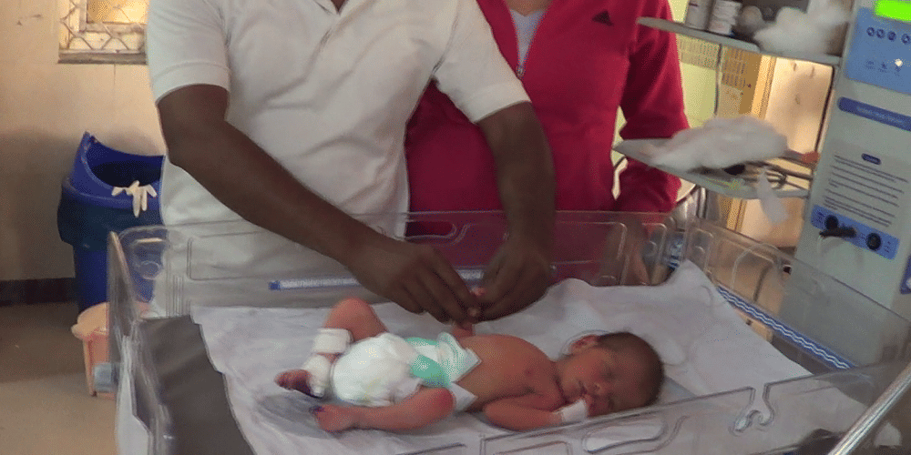 mother left her newborn outside a hospital in ajmer city rajasthan 