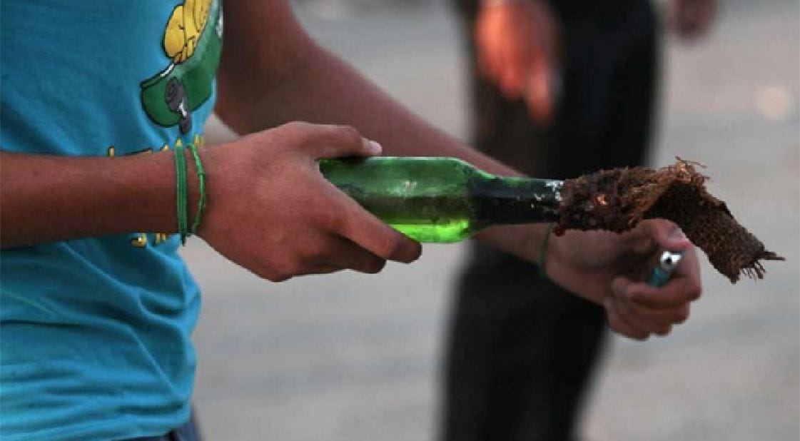 petrol bomb hurled at rss leaders house in chennai