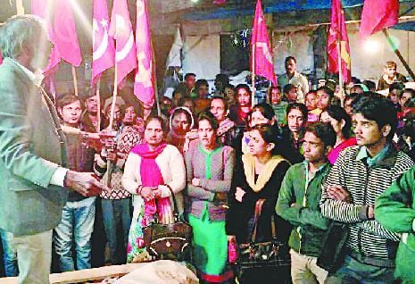 मजदूरों के शोषण के खिलाफ गरजी सीटू