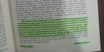 now queen of jhansi portrayed as lover of british political agent in jaishree mishra-s rani