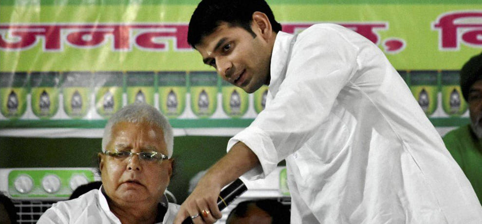 RJD leader tej pratap yadav said Lalu Yadav murder is being planned will skim narendra modi skin