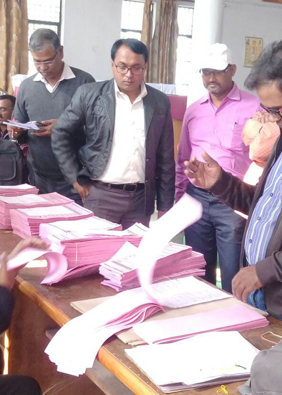 The information given for packing and maintenance of ballot paper.