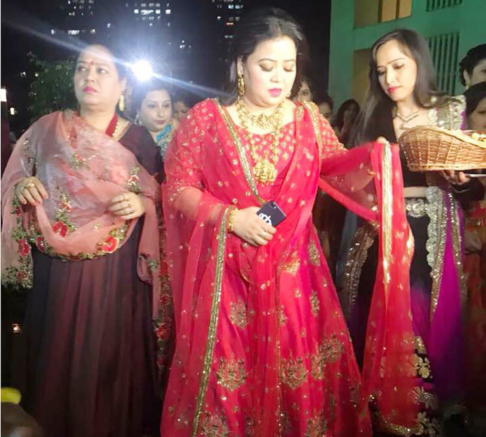 comedian bharti singh reached goa for her marriage first photo leaked