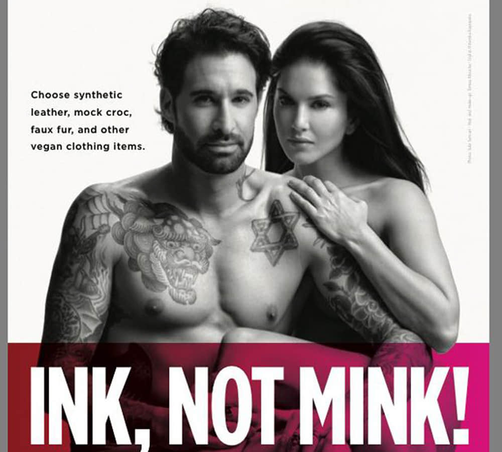sunny leone and her husband daniel weber new photoshoot for peta