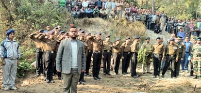 martyred Munish kumar Funeral with military honors