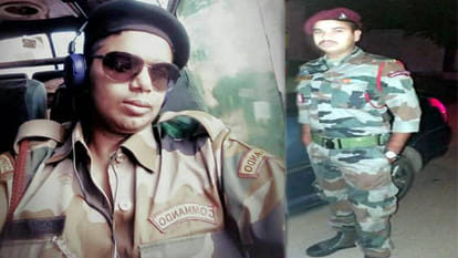fake army officer is caught in  kanpur