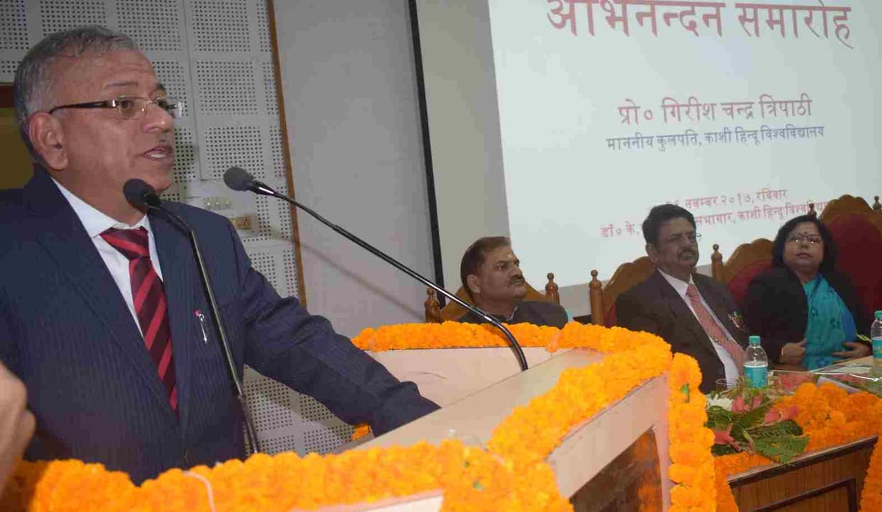 BHU vice chancellor statement gone viral in social media