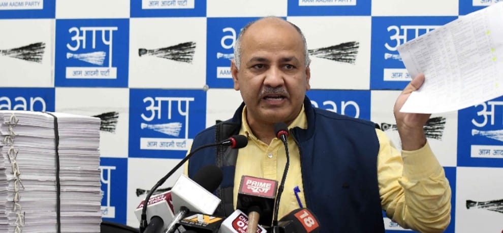 manish sisodia demands accounts of donation from congress and bjp