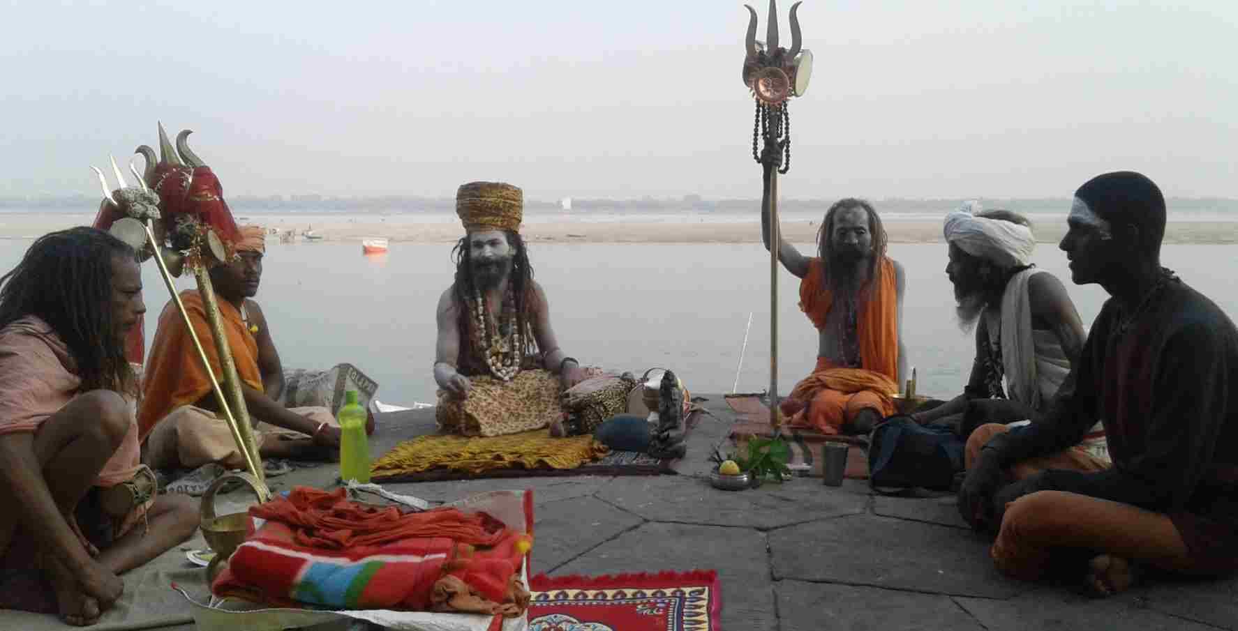 Sadhu saints reached kashi for magh mela