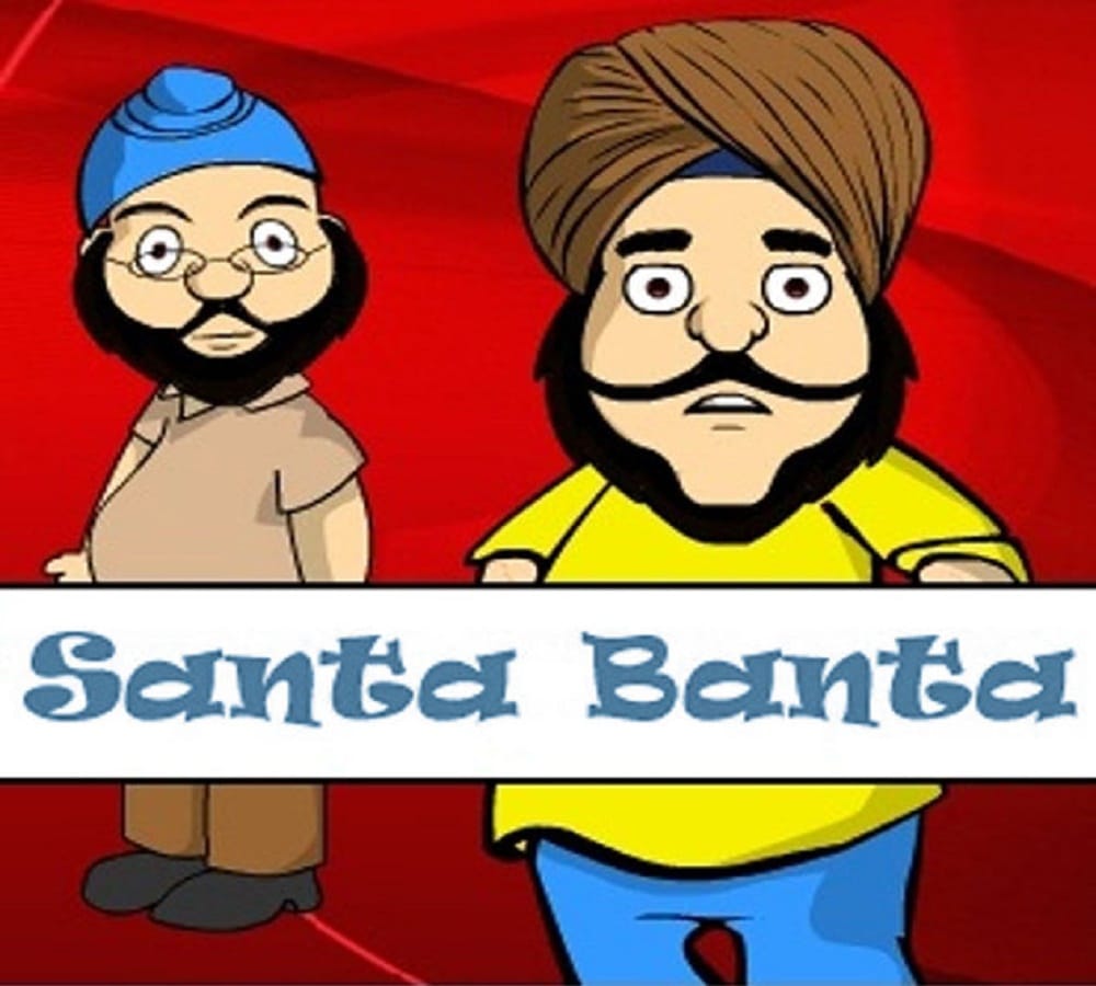 viral jokes of santa banta