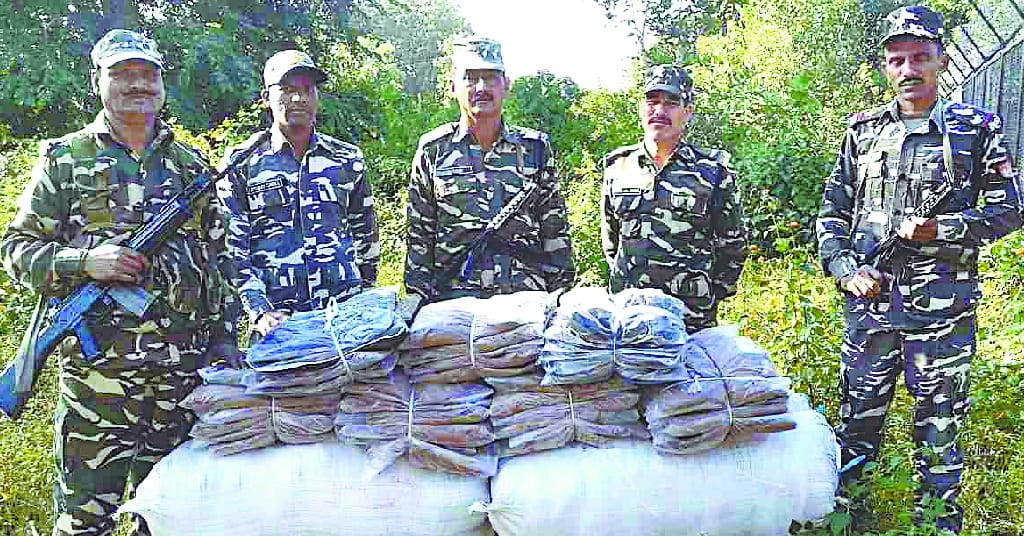 Caught foreign jackets being smuggled