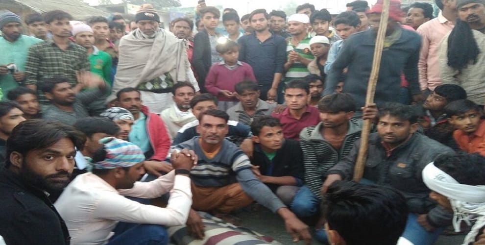 Accident on the National Highway mother son death