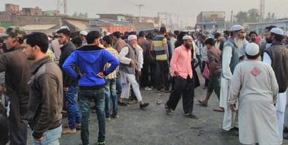 Accident on the National Highway mother son death