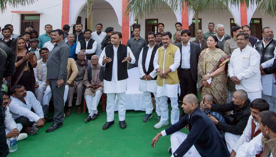 akhilesh yadav statement about government and cow
