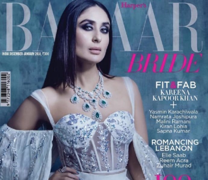 Kareena Kapoor Khan photo shoot for Harpers Bazaar Bride magazine 