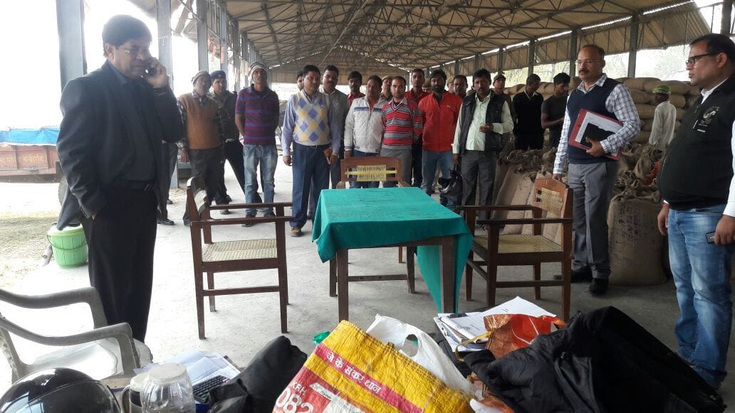 dm inspected paddy buing centers