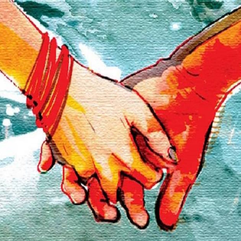 Dharmantaran and marriage in lawyers chamber at varanasi court
