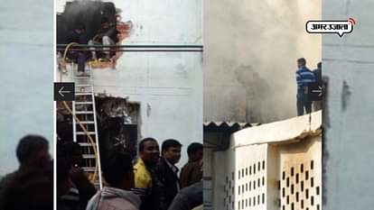 Fire in cold storage of aishbagh in lucknow