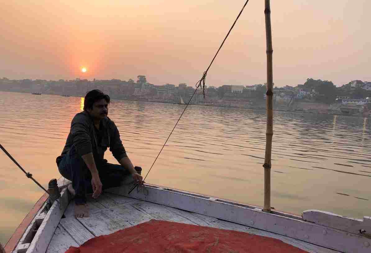 pawan kalyan in varanasi for his film shooting