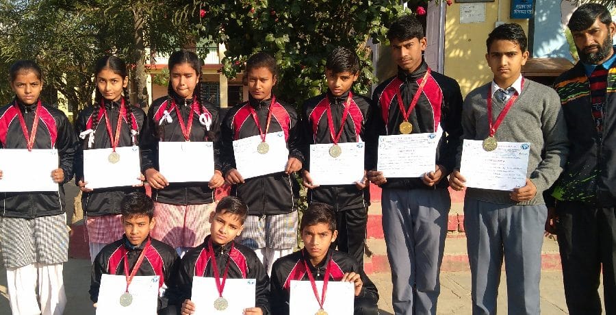 महारल स्कूल की टीमों ने कबड्डी स्पर्धा में जीते तीन गोल्ड