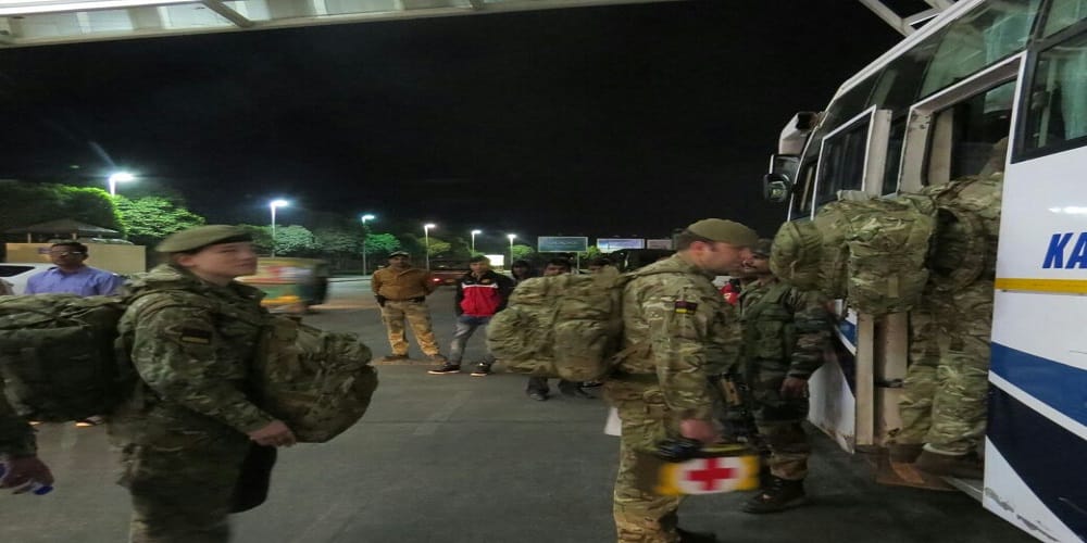  'AJEYA WARRIOR- 2017'UK TROOPS ARRIVE AT JAIPUR FOR INDO-UK JOINT MILITARY EXERCISE 