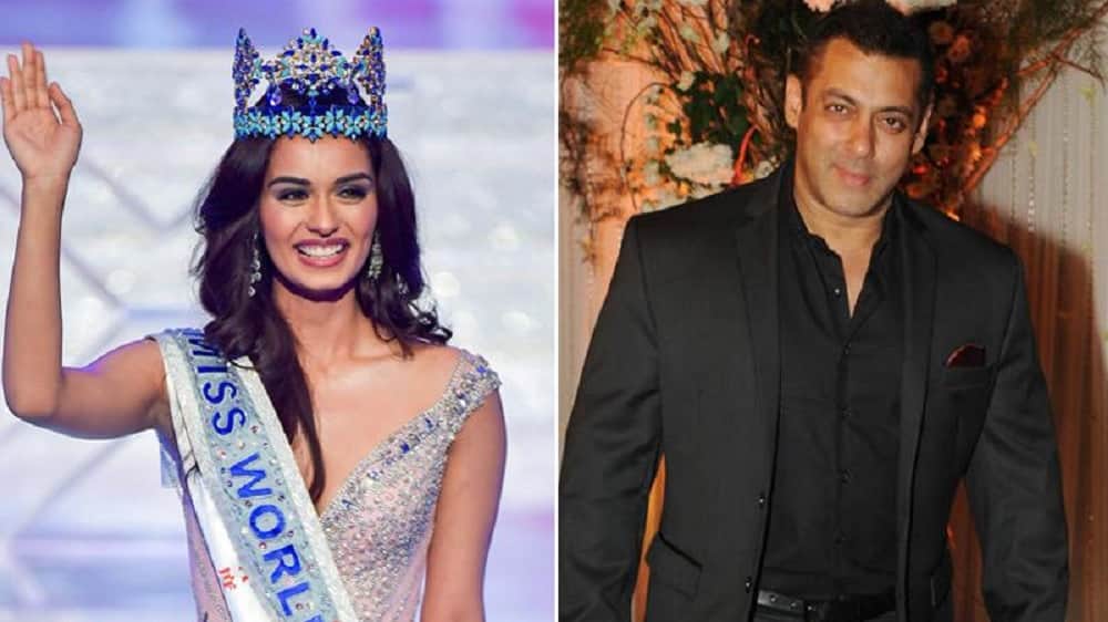 Salman Khan desire to Miss World 2017 Manushi Chhillar her big bollywood debut soon