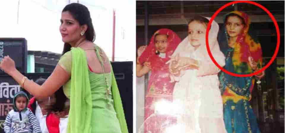 sapna chaudhary unseen photos of childhood, bigg boss 11