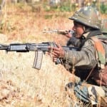 मुठभेड़ के दौरान तैनात जवान