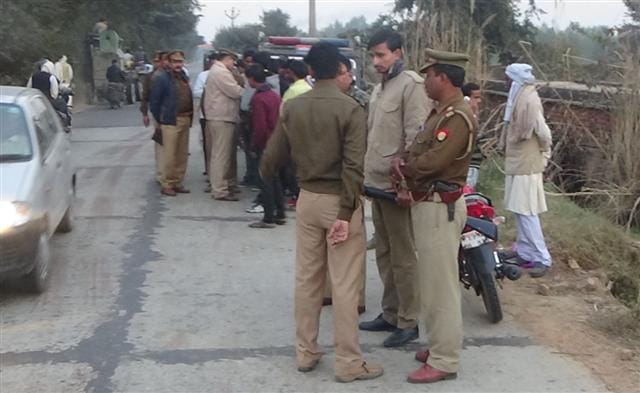 Due to the collision of roadways bus, son's death