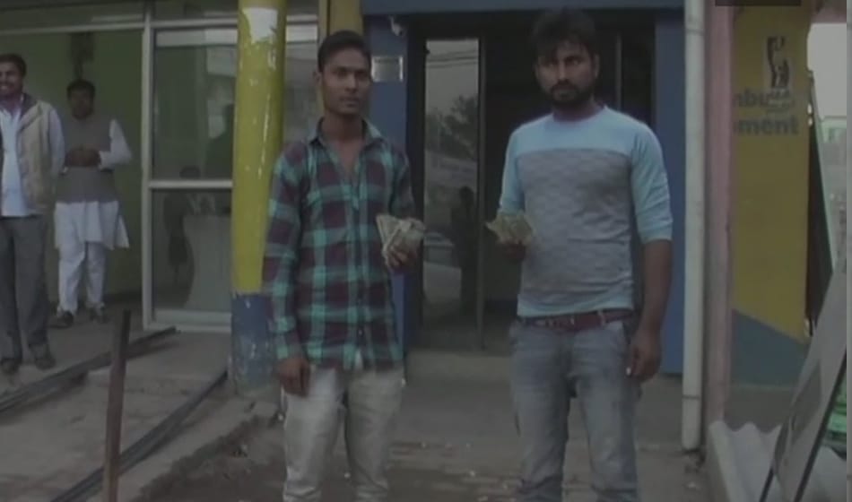An ATM machine in Greater Noida's Kasna dispensed torn and fake Rs 500 notes