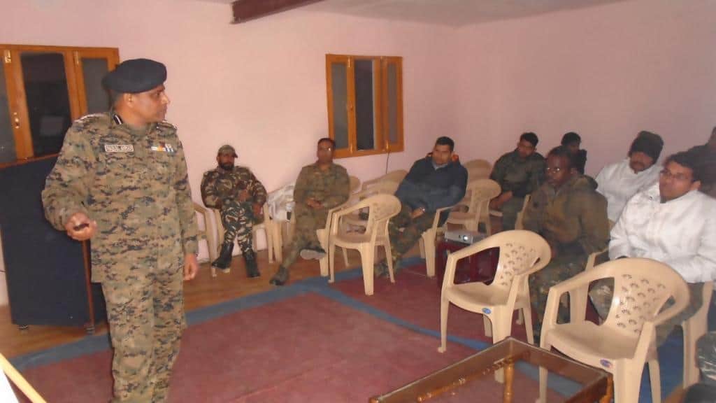 ips trainees have undergone attachment training in kashmir