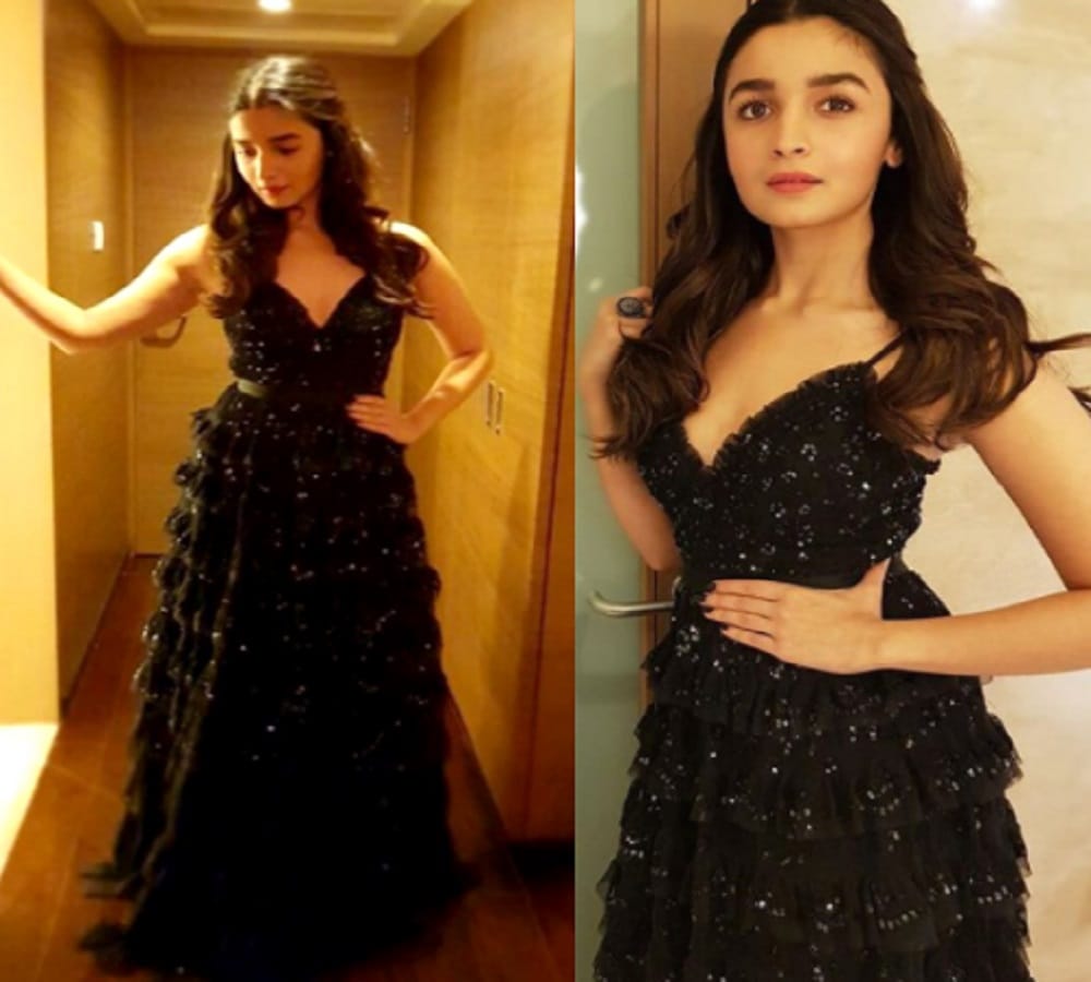 Bollywood actress Alia Bhatt black dress impress everyone at IFFI 2017 