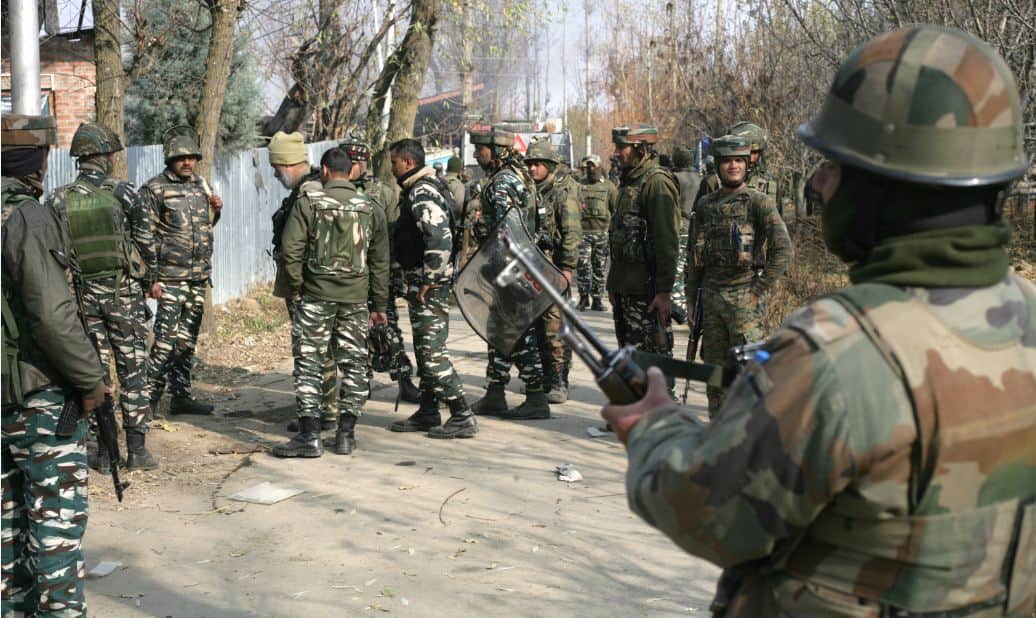 photo gallery of budgam encounter in kashmir