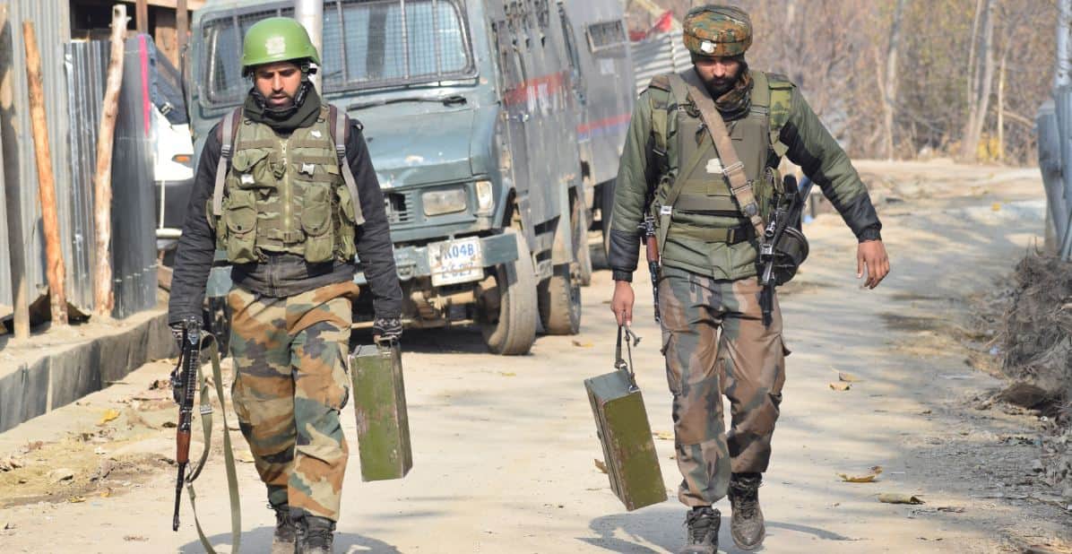 photo gallery of budgam encounter in kashmir