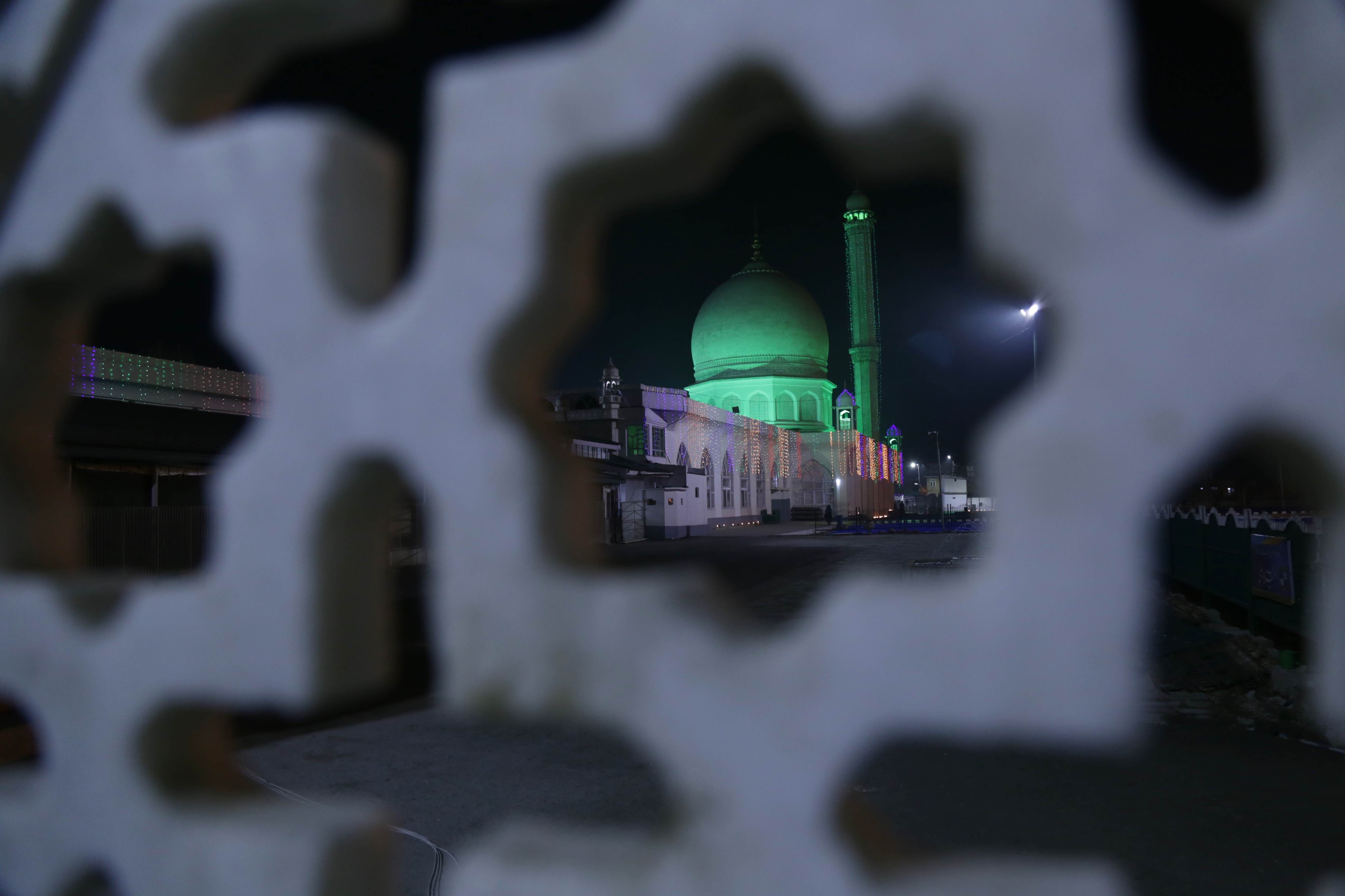 Celebration of Eid ul-milad ul Nabi, decorated in mosques