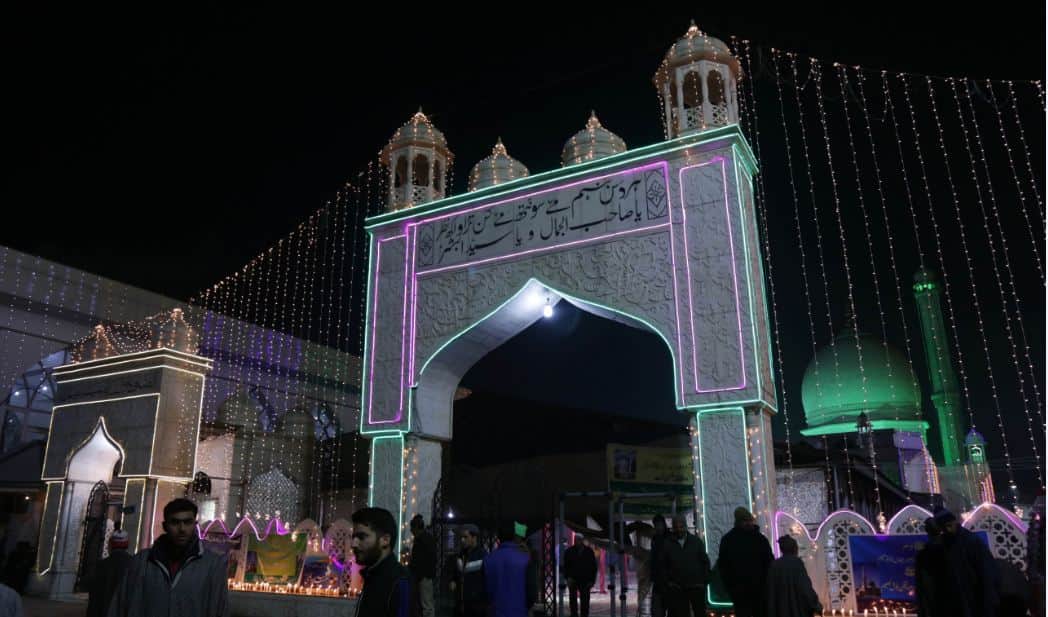Celebration of Eid ul-milad ul Nabi, decorated in mosques