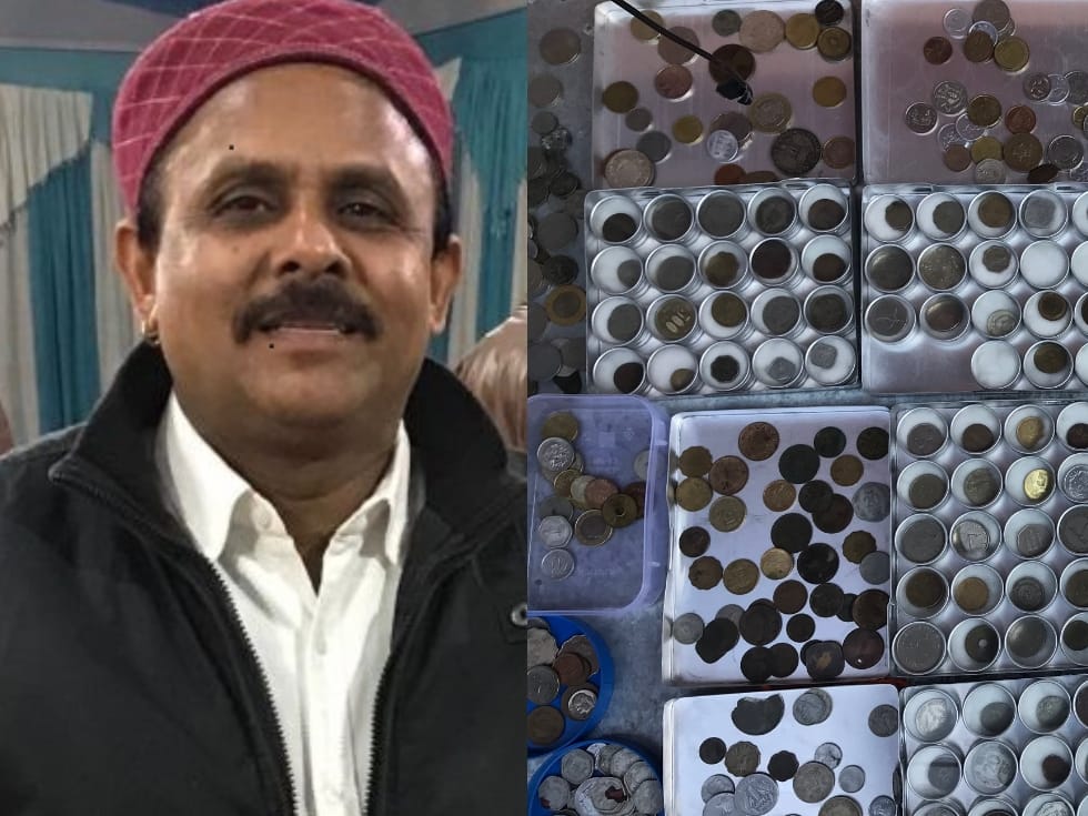 Collection of four thousand coins of 40 countries
