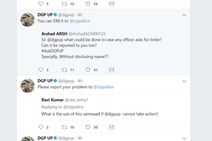 UP DGP conversation on twitter.